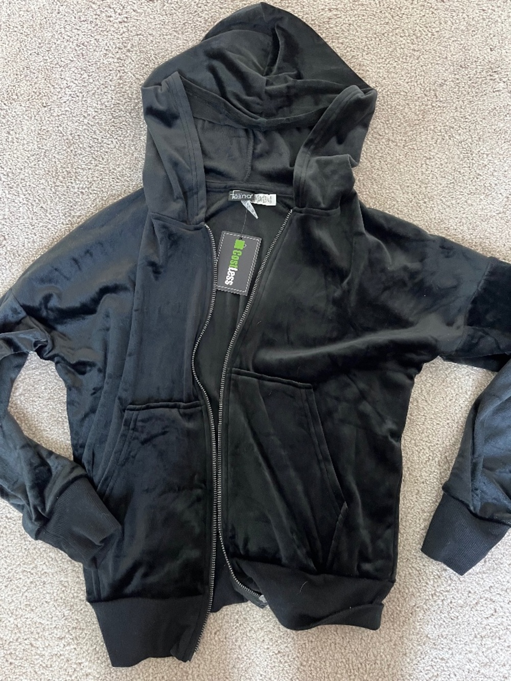 Felina Velour track set ! New with tags ! Black size XS